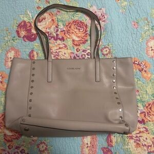 Michael Kors Studded Beige Tote